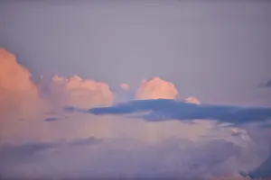 Atmospheric Light Bavaria Prints: Colored clouds at sunset, Upper Palatinate