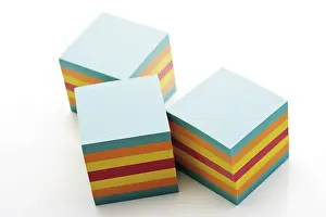 Studio Shot Office Supplies Prints: Colored notepads