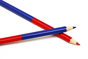 Studio Shot Prints: Two colored pencil on a white background