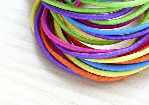 Fitness Accessories Prints: Colored rubber bands