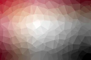 Futuristic Symbolic Picture Prints: Colorful Low Polygon Random Gradient Triangle Abstract 5