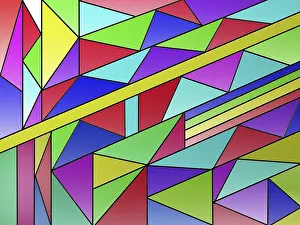 Abstract Design Prints: Colourful