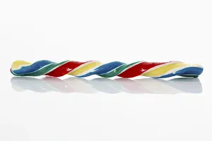 Calorie Rich Desserts Prints: Colourful candy cane