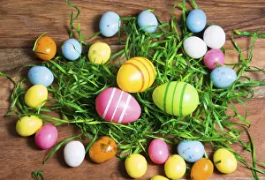 Easter Decoration Prints: Colourful Easter decoration