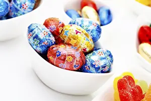 Sweet Easter Treats Prints: Colourful easter eggs