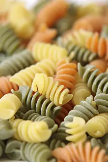 Central Europe Cuisine Prints: Colourful pasta, background image