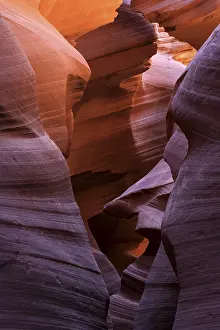 Lower Antelope Canyon Prints: Colourful sandstone formations