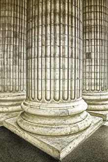 European Archaeological Sites Prints: Columns in Paris