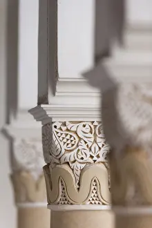 Traditional Moroccan Columns Prints: Columns in Riad, Column, traditional