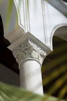 Traditional Moroccan Columns Prints: Columns in Riad, Column, traditional