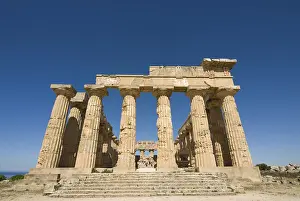 Temple Of Hera Prints: Columns, Tempel E (Temple of Hera)