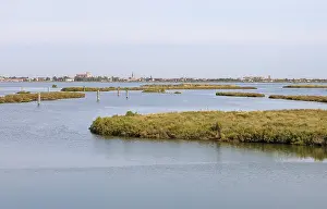Europe Waterfront Scenes Prints: Comacchio and the Comacchio Lagoon