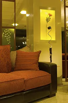 Interior Design Ideas Prints: Comfortable interior with sofas