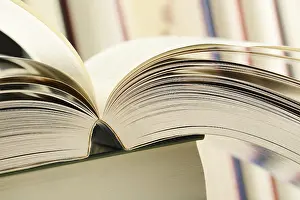 Educational Institution Scene Prints: Composition with books on the table