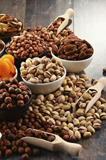 Dried Fruit Composition Prints: Composition with dried fruits and assorted nuts