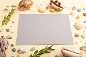 Still Life Composition Prints: Composition with gray paper sheet