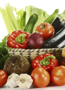 Raw Vegetable Composition Prints: Composition with raw vegetables