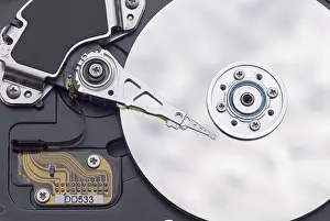 Digital Data Transmission Prints: Computer hard drive