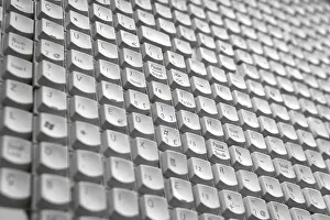Computer Accessories Prints: Computer keyboards, flat