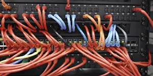 Computer Network Prints: Computer section of a company