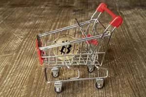 Cryptocurrency Concept Prints: Concept Of Purchasing Cryptocurrency