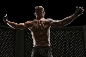 Kickboxer Concept Prints: Conceptual image of a kickboxer