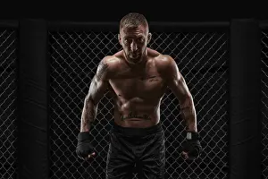 Fitness Studio Athlete Prints: Conceptual image of a kickboxer