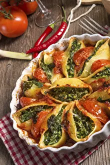 Parmesan Cheese Plate Prints: Conchiglioni