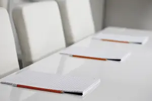 Conference Table Setup Prints: Conference table