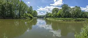 River Prints: Confluence of Thaya March Print, Lanzhot, Czech Republic