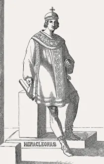 Roman Civilization Illustration Prints: Constantine Heraclius, 626-641