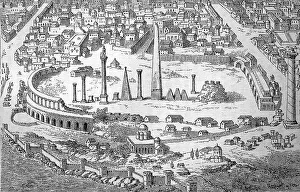 Equestrian Sports History Prints: Constantinople, Constantinopolis