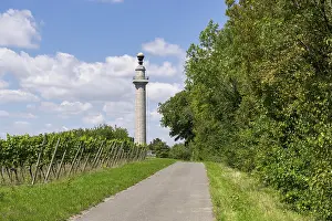 Bavaria Wine Region Prints: Constitution Column, Gaibach, Way