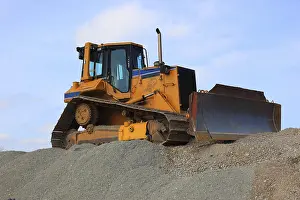 Construction Vehicle Prints: Construction machine, bulldozer