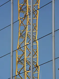 Contemporary Glass Front Design Prints: Construction site, construction industry