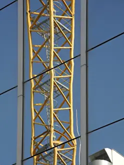 Crane Equipment Prints: Construction site, construction industry