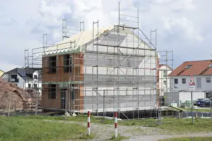 Construction Site Prints: Construction site, shell, house construction