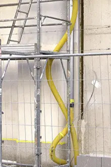 German Federal Republic Construction Work Prints: Construction work, scaffolding, Germany