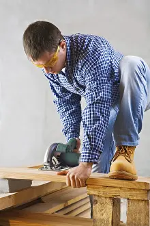 Building Site Prints: Construction worker