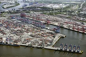 Container Terminal Burchardkai Prints: Container terminal Burchardkai