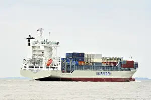 Freight Transport Germany Prints: Container vessel Ida Rambow, IMO No