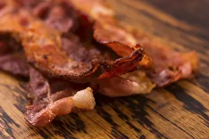 Unhealthy Food Options Prints: Cooked Bacon Strips