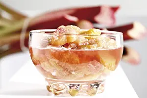 Still Life Studio Photography Prints: Cooked rhubarb
