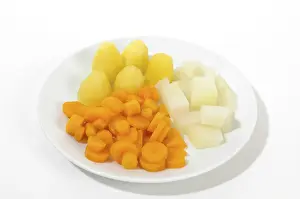 Cutout Food Prints: Cooked vegetable
