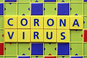 Deserted City Streets Prints: Corona Virus