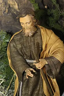 Advent Decorations Prints: Cot figure, Joseph
