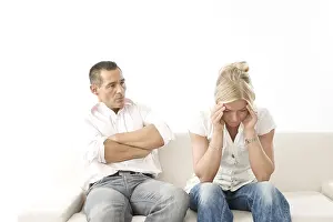 Disappointed Couple Prints: Couple arguing
