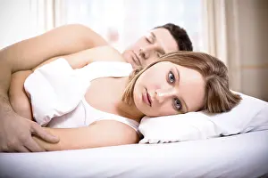Couple In Bed Prints: A couple in bed