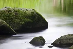 Uninhabited Brook Photo Prints: Course of stream with stones