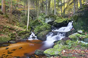 Deserted Rock Formations Europe Prints: Course of the Ysperklamm stream